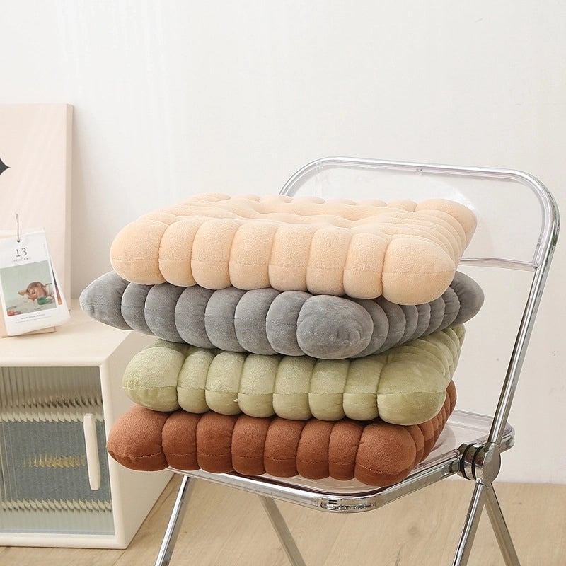 Thickened Futon Biscuit Cushion Office Long-sitting Cushion Tatami Cushion Bed & Breakfast Practical Floor Cushion Rectangular Chair Cushion