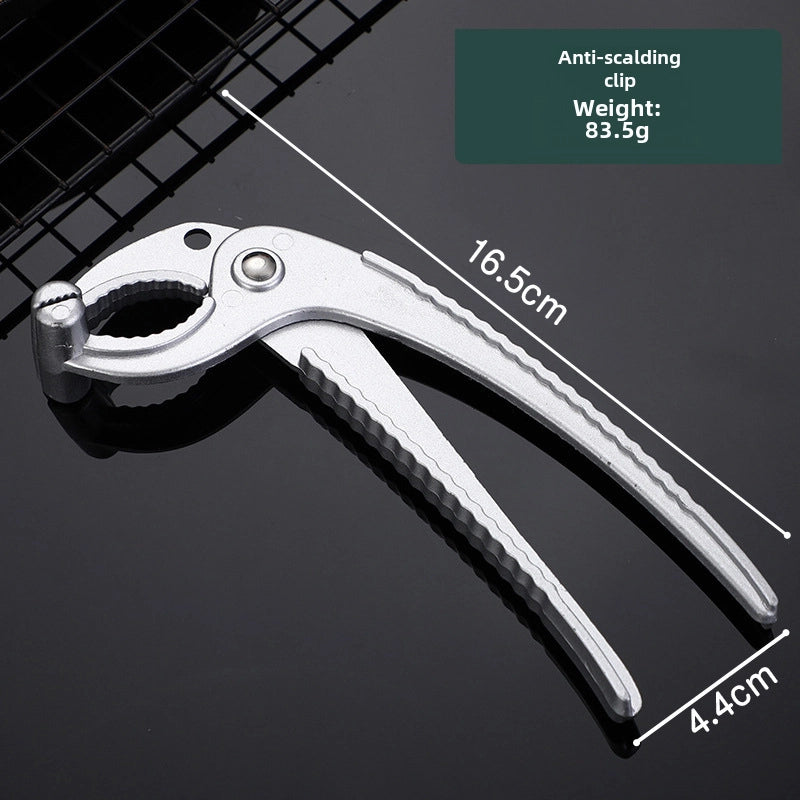 Arc Anti-scalding Hand Clip Aluminum Alloy Kitchen Gadget Tray Holder High Temperature Resistant Bowl Clip Casserole Clip
