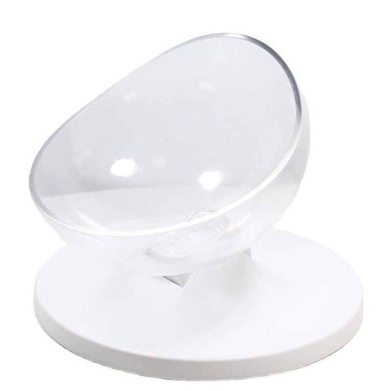 Plastic Cat Feeder with Anti-Slip Base
