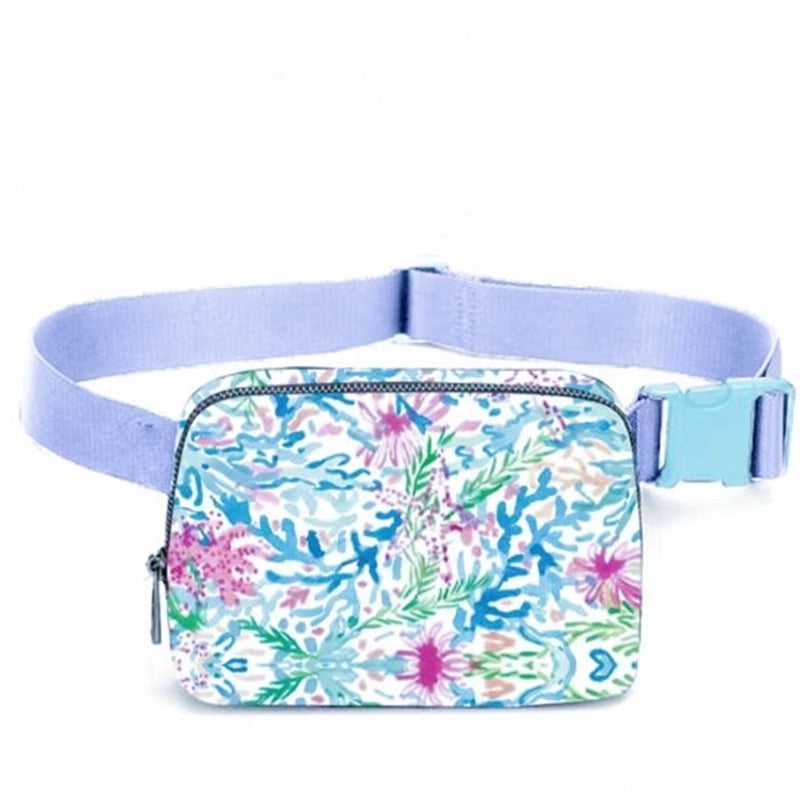 Unisex Basic Classic Style Solid Color Nylon Waist Bags