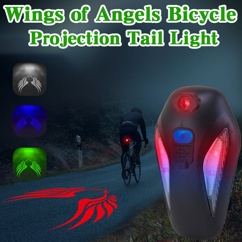 🔥Wings of Angels Bicycle Projection Tail Light