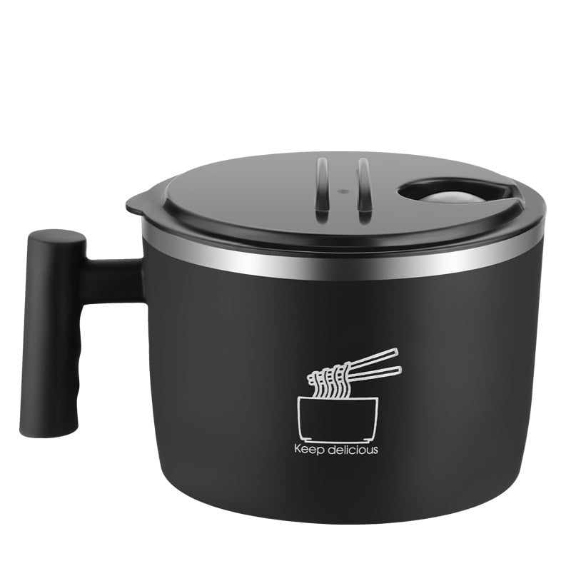 ChefGenius Ramen Bowl with Phone Holder Lid