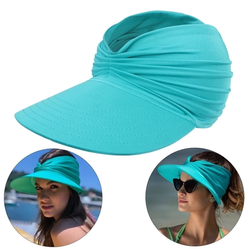 Women's Fashion Solid Color Wide Eaves Sun Hat