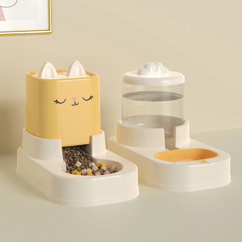 Pet Automatic Drinking Water Feeder Cute Cat Large Capacity Water Dispenser Cat Basin Cat Bowl Pet Bowl Pet Food Utensils