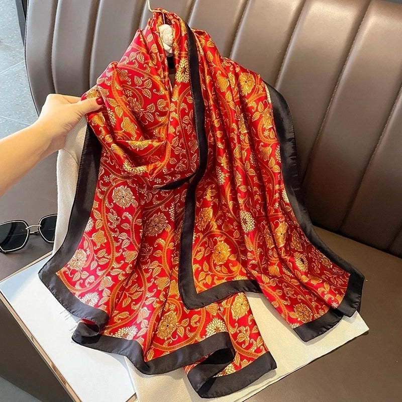 Fashion Silk Scarf (707 Main Color) Nhcj0164-707 Main Color