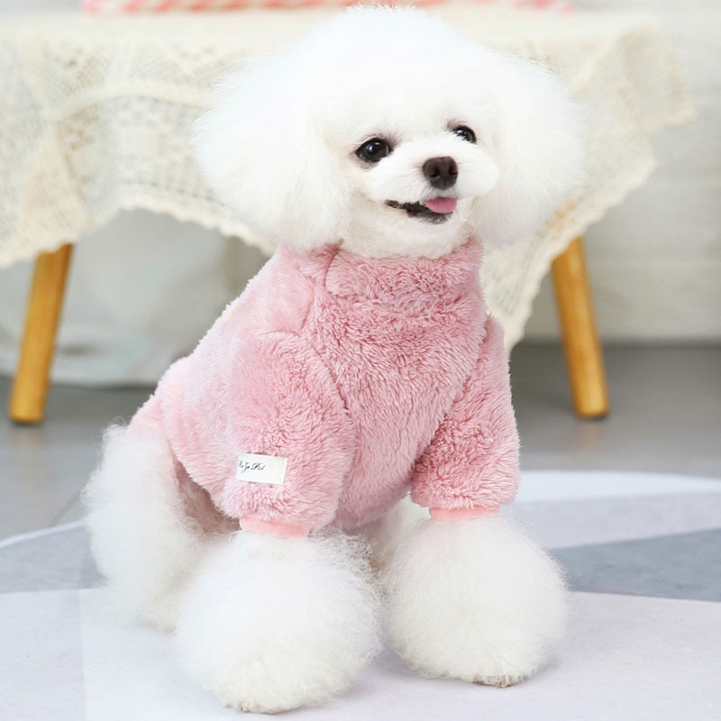 Soft Warm Bear Printed Dog Sweater