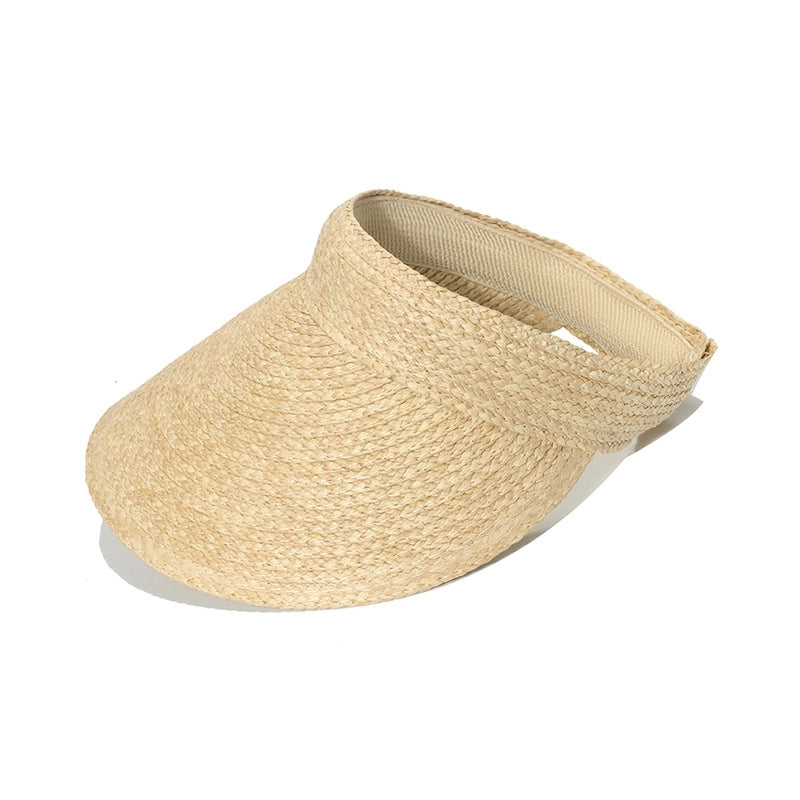 Women's Korean Style Solid Color Curved Eaves Sun Hat