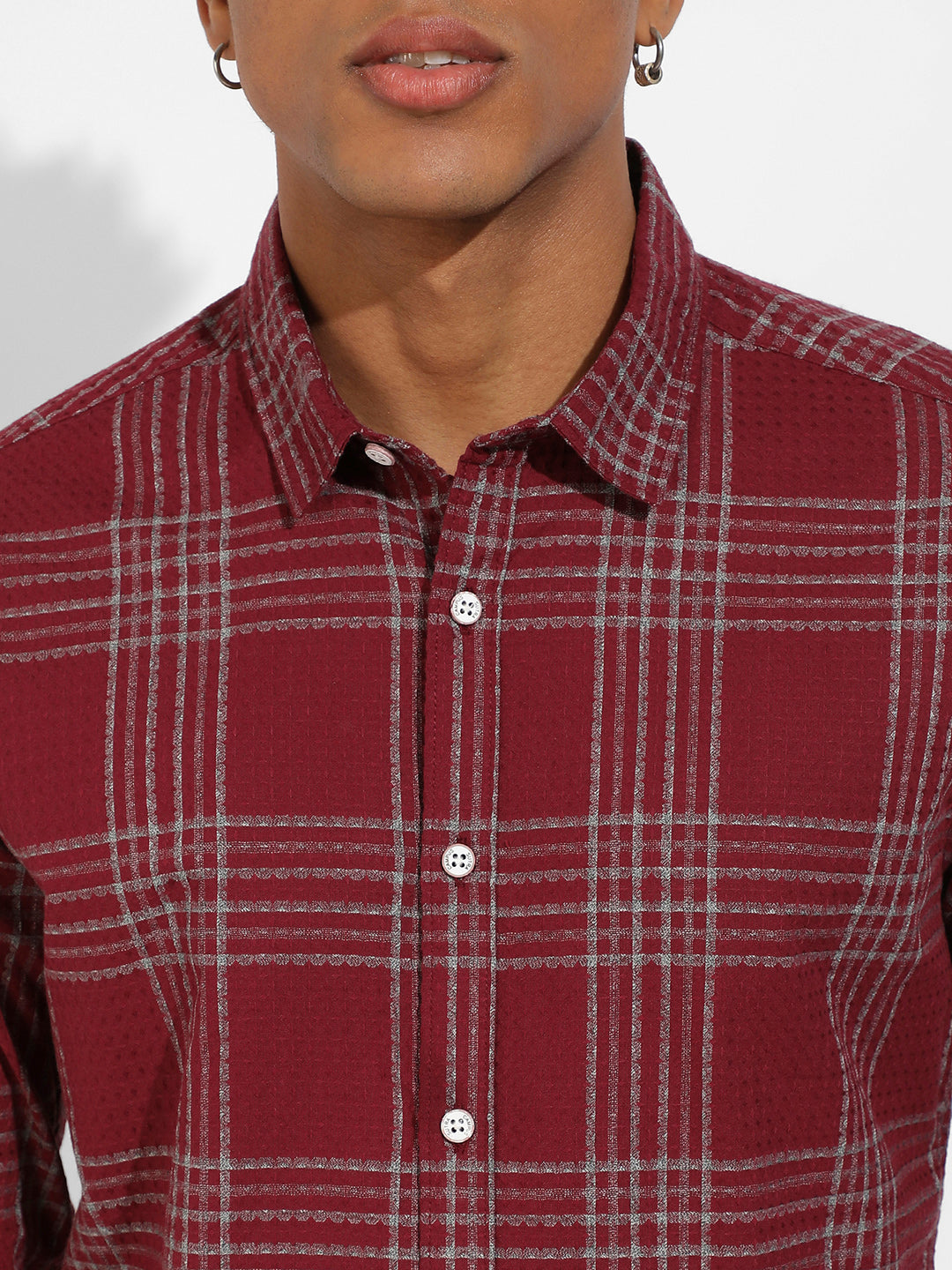Chalk Tartan Plaid Shirt