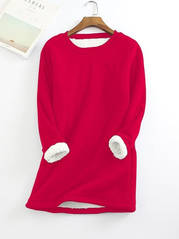 💥Hot Sale .Sold 20000+💥Women's NEW Casual Cotton Round Neck Solid Sweatshirt (S-5XL)