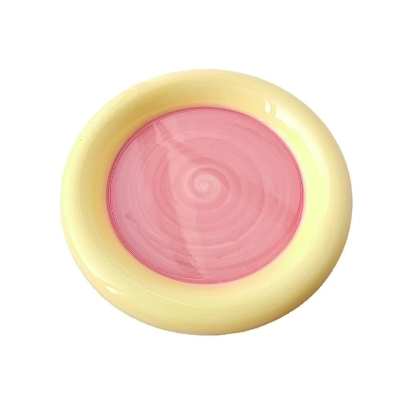 Cute Cartoon Porcelain Plate 1 Piece