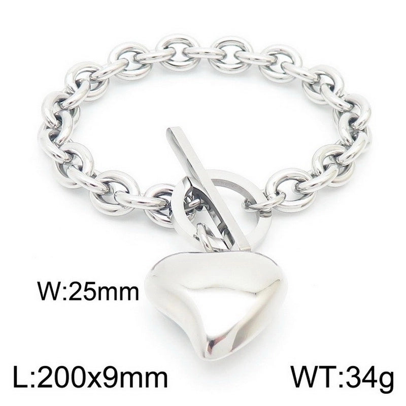 Fashion Geometric Titanium Steel 18K Gold Plated Plating Stainless Steel Jewelry Sets
