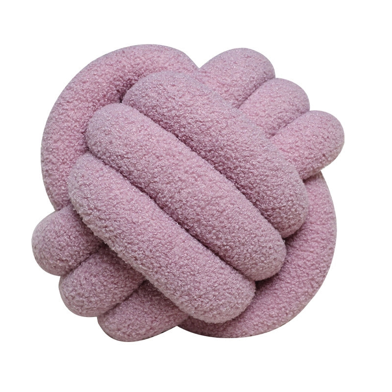 Fashion Solid Color Plush Throw Pillow