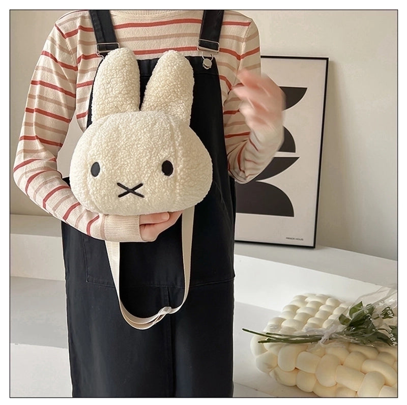 Unisex All Seasons Plush Cute Shoulder Bag