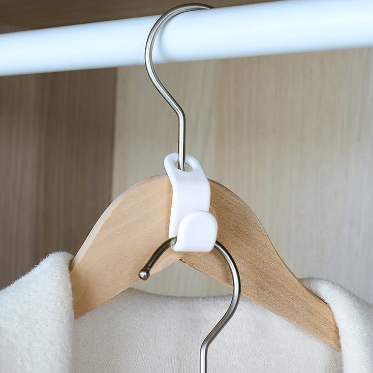 Clothes Hanger Connector Hooks—Super Space Saving for Closet