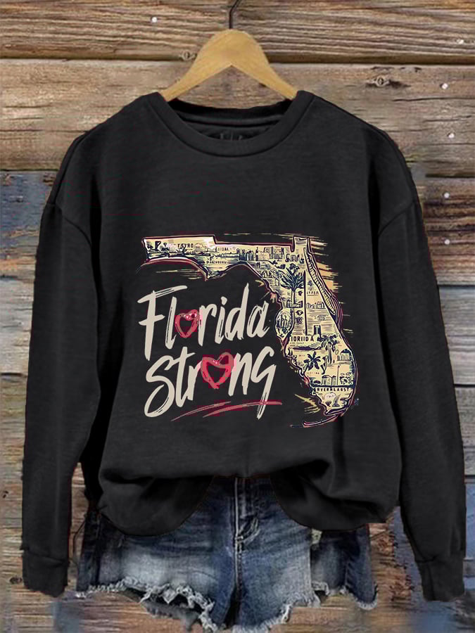 Women's Florida Strong Printed Sweatshirt
