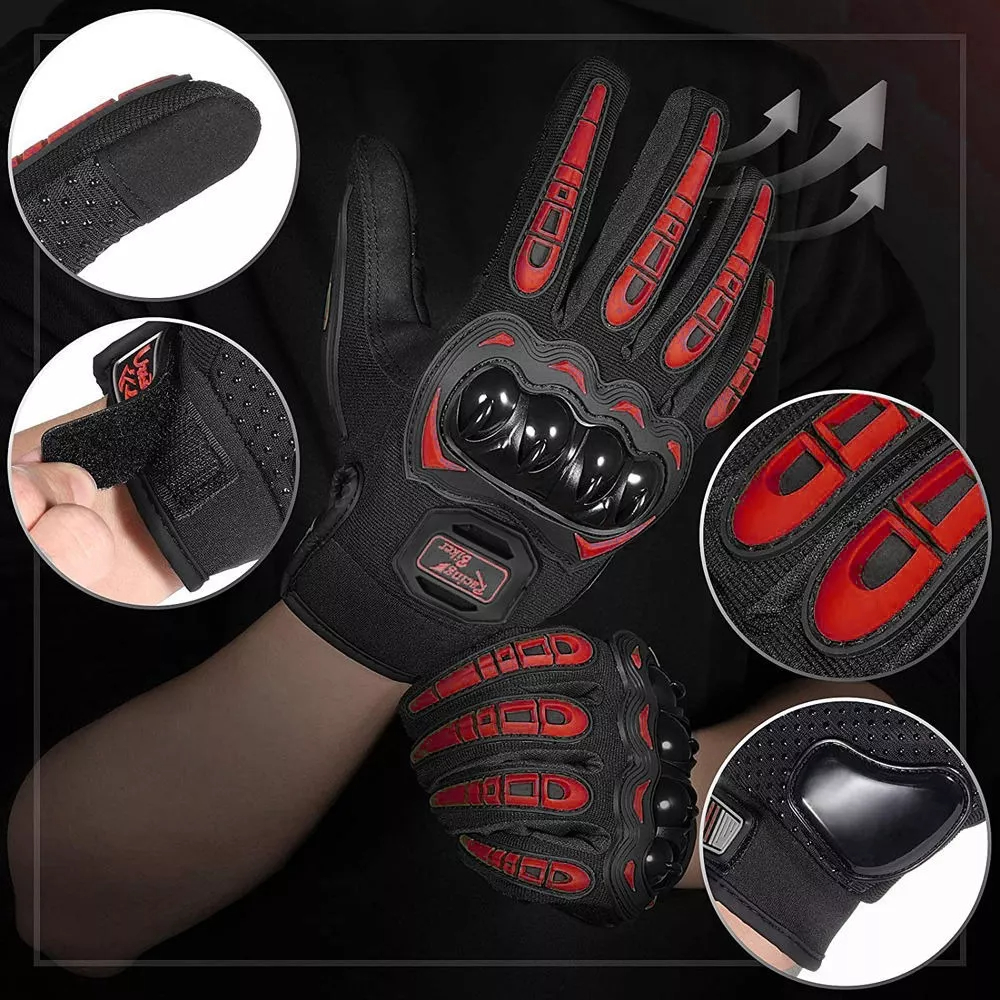 Guantes De Proteccion Anti Derrape Pantalla Táctil Para Moto