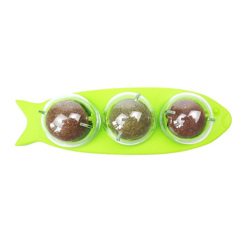 3 Pcs Catnip Ball Set