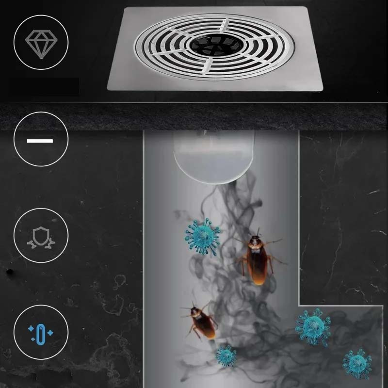 New gravity drainage and deodorant filter