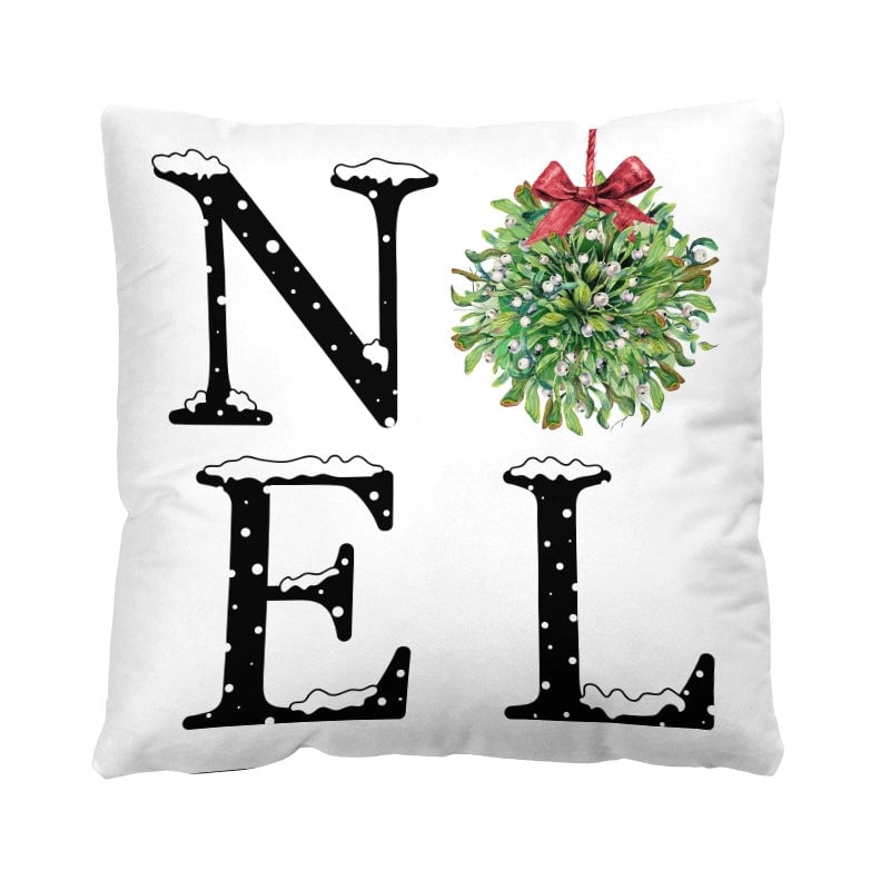 Casual Vacation Letter Short Plush Pillow Cases