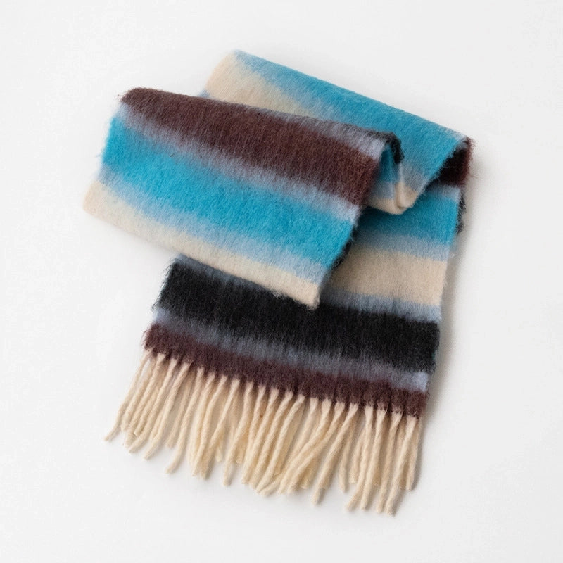Women's Modern Style Classic Style Lattice Polyester Scarf