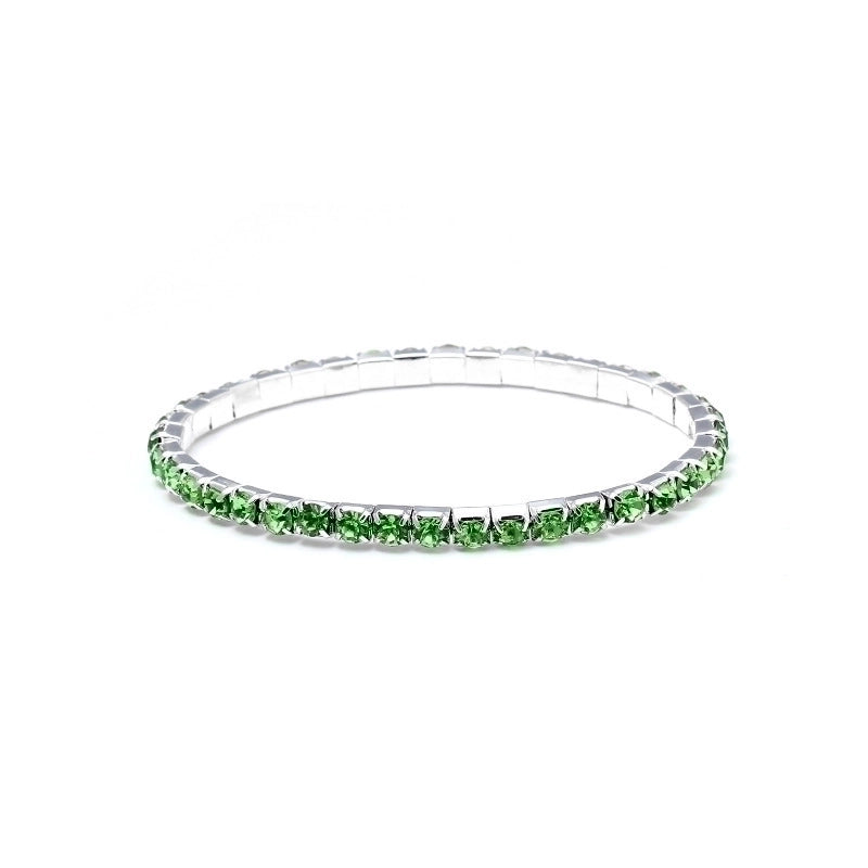 Minimalist Geometric Crystal Rhinestone Gem Bracelets