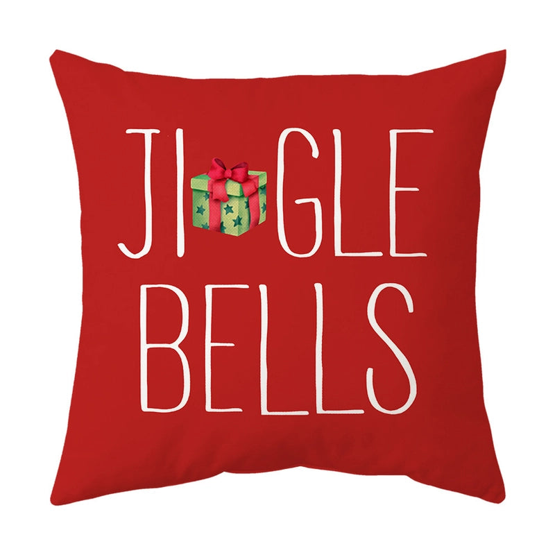 Fashion Christmas Tree Santa Claus Elk Polyester Pillow Cases