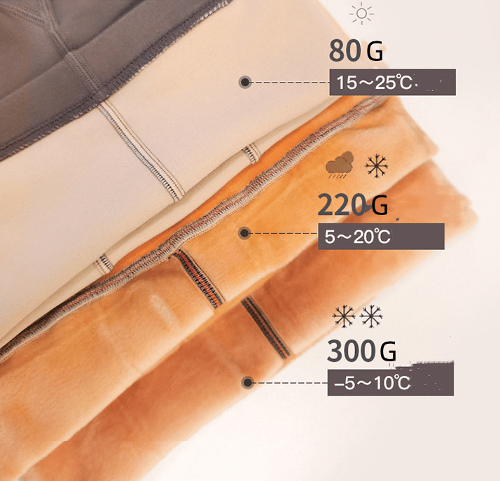 💝 Fake Translucent Warm Plush Lined Elastic Tights