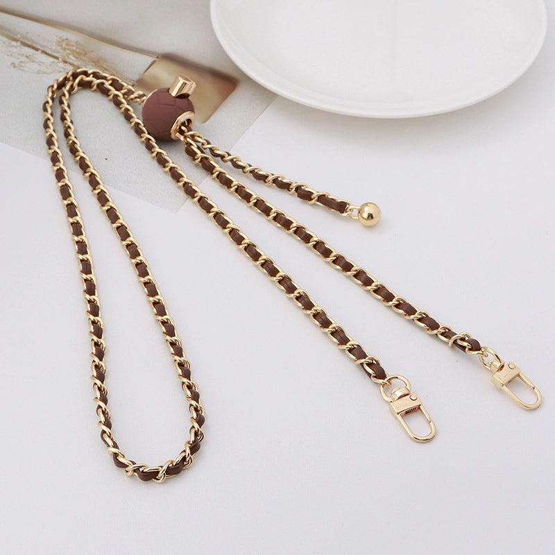 Alloy Solid Color Bag Chain Bag Straps