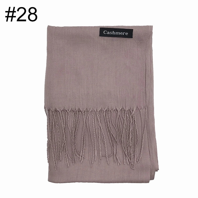 Thin Cotton And Linen National Two Tassel Ladies Scarf Shawl 100g A Generation Of Hair