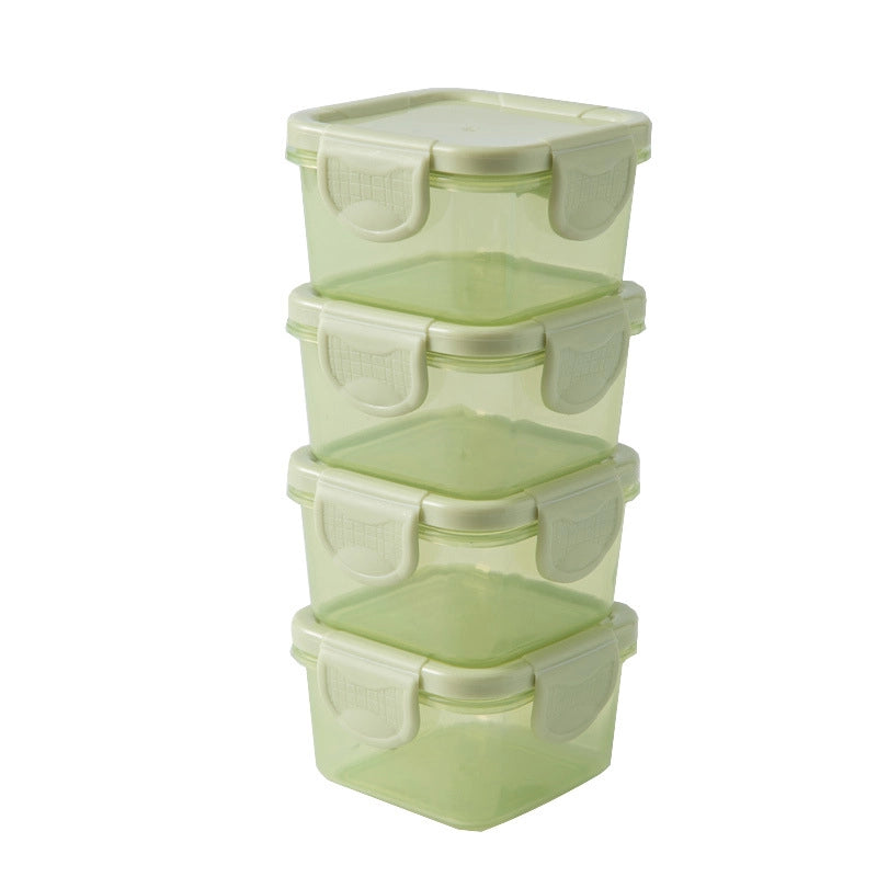 Sealed Fresh-keeping Box Food Grade Thickened Baby Food Supplementary Box 150ML Children's Household Sauce Sub-packaging Storage Box
