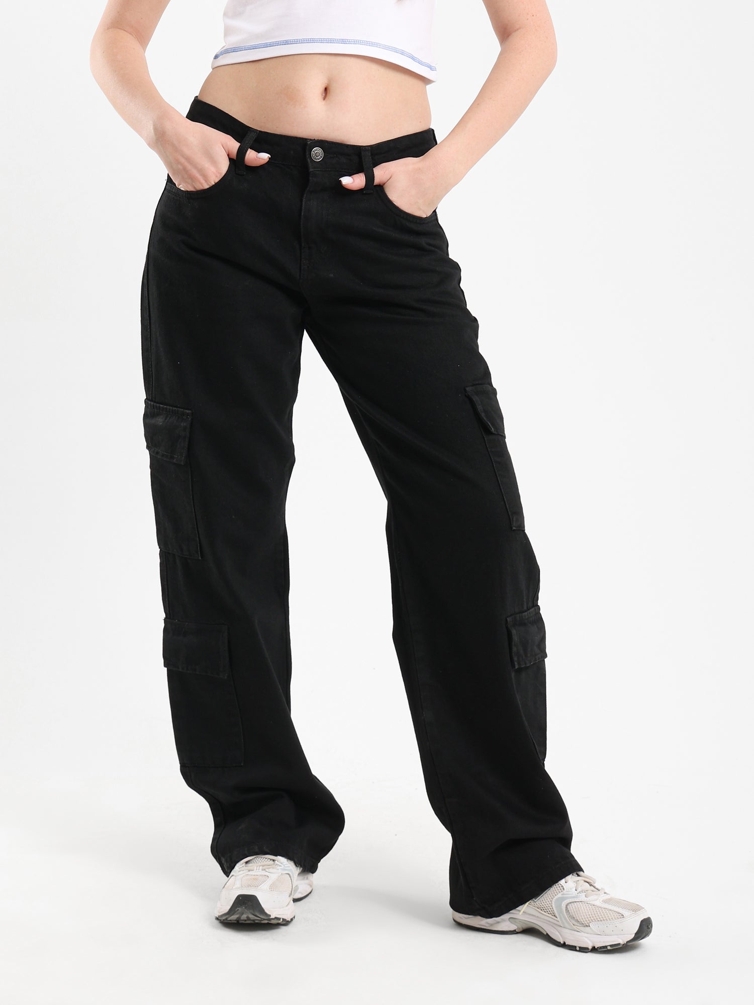 Cargo Denim Pants
