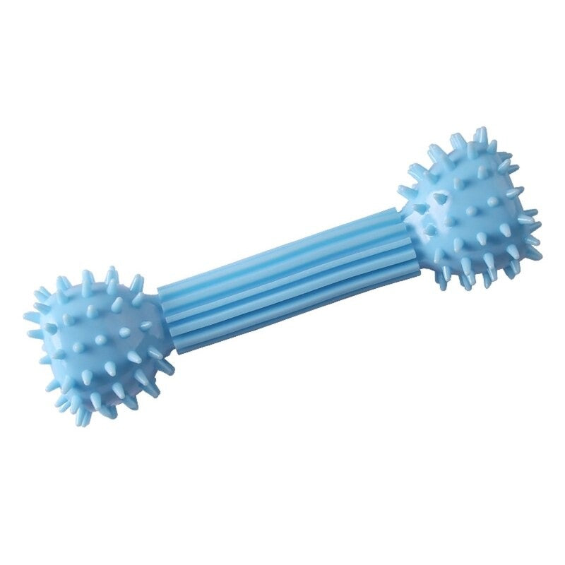 Dogs Teething Barbell Tug Chewing Toys