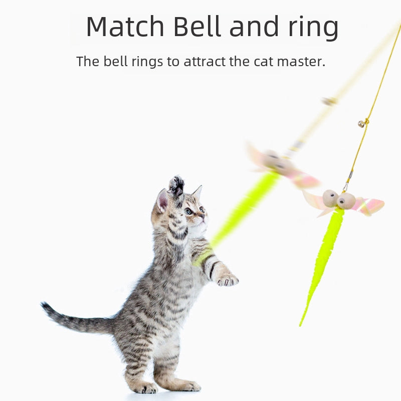 Cat Toy Hanging Door Pet Cat Felt Toy Retractable Catnip Hanging Cat Toy