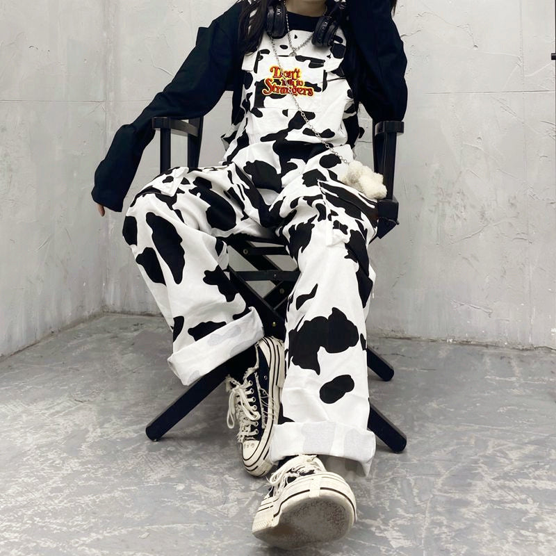 Ulzzang Cows Overalls KF81584