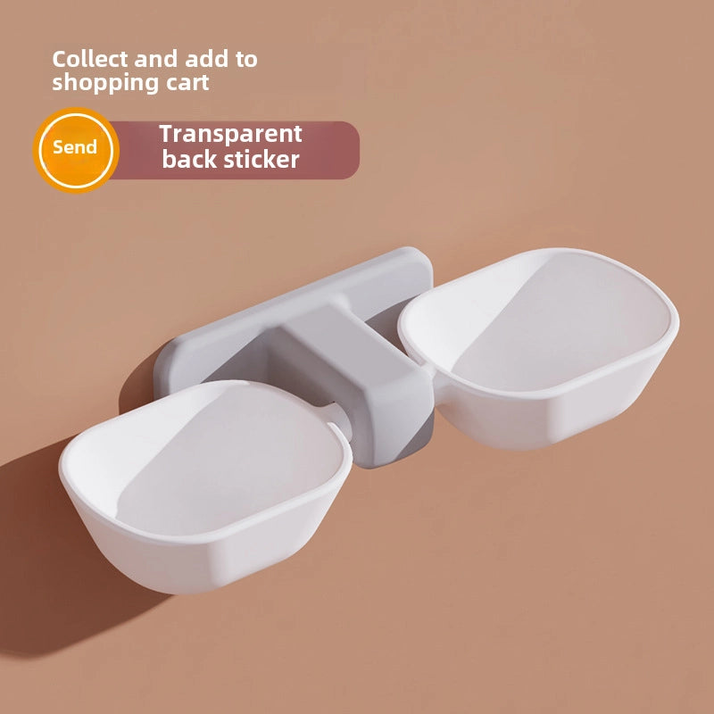 New Pet Cat Double Bowl Automatic Pet Feeder Water Drinker Cat Food Basin Dog Bowl Cat Bowl Cat Supplies