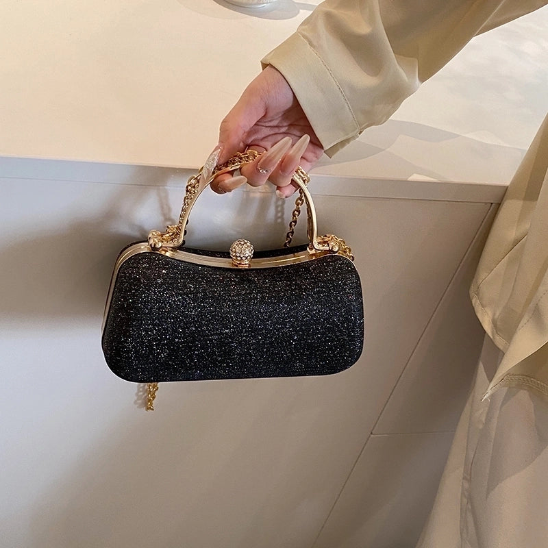Arylic Solid Color Evening Bags