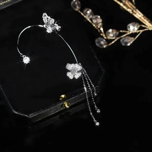 💐2023 HOT SALE💝-BUTTERFLY TASSEL STYLE ZIRCON EARRINGS | PERFECT GIFT🎁