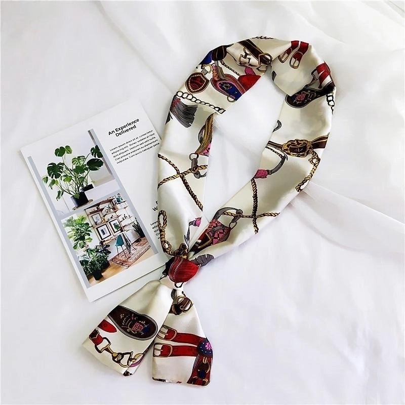 Fashion Double-sided Wild Small Scarf Professional Scarf