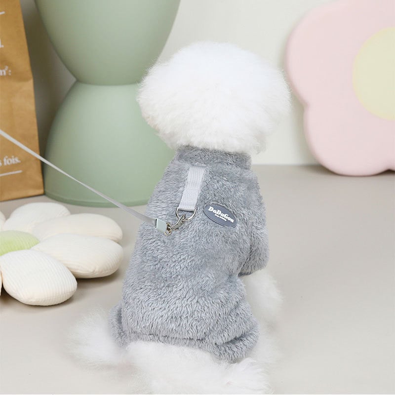 Fleece Pet Elastic Jumpsuit with Pull Ring🔥Buy 2 Save 10%