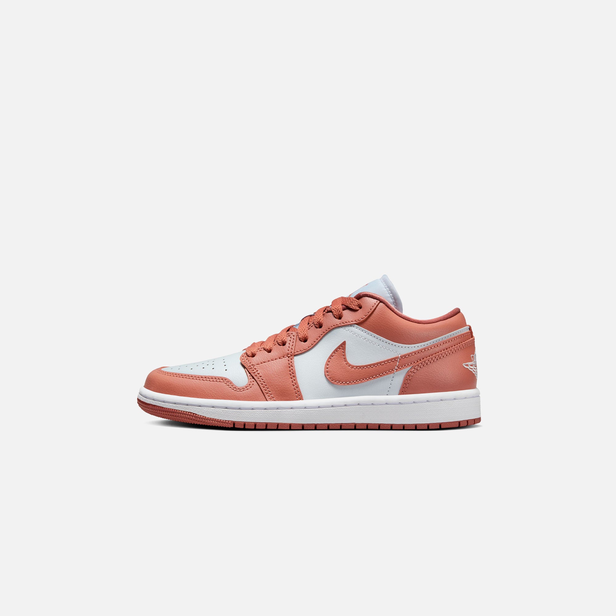 Jordan WMNS Air Jordan 1 Low - Pure Platinum / Sky J Orange / White