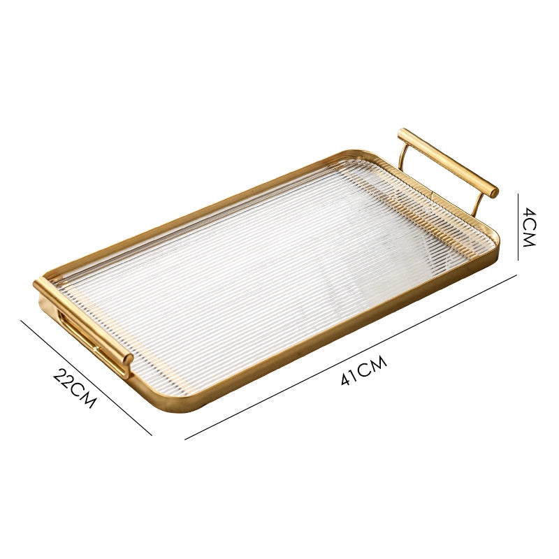 Elegant Classical Retro Stripe Arylic Tableware 1 Piece