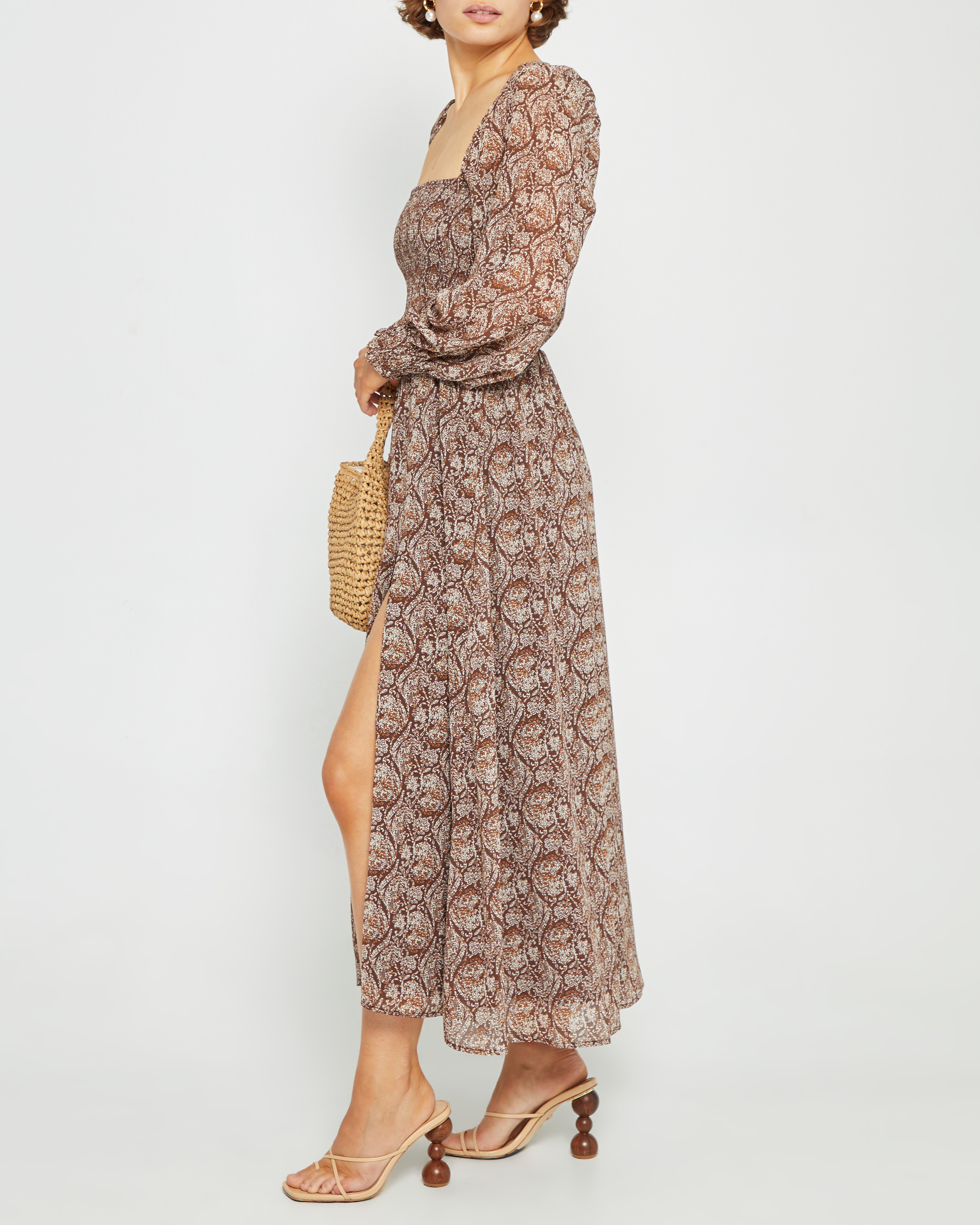 Classic Smocked Maxi Dress