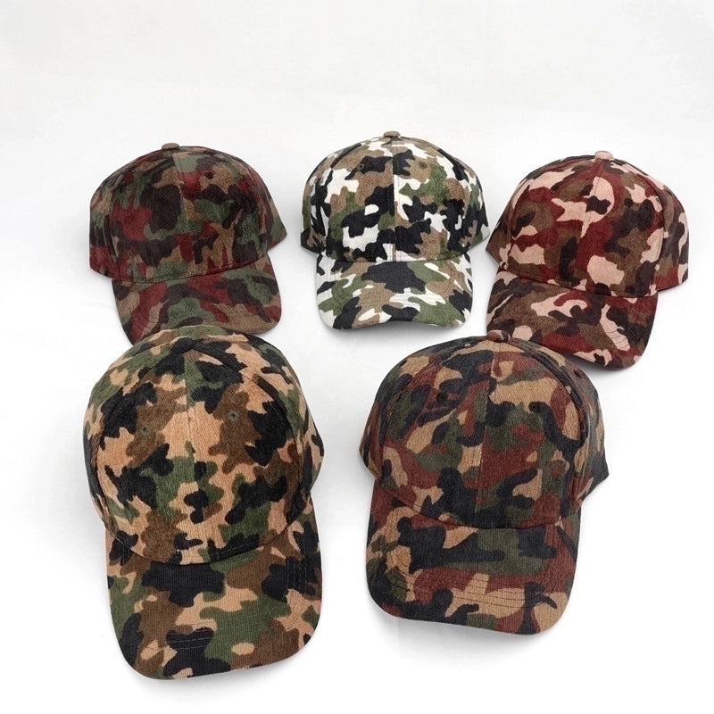 Men's Basic Camouflage Printing Curved Eaves Baseball Cap