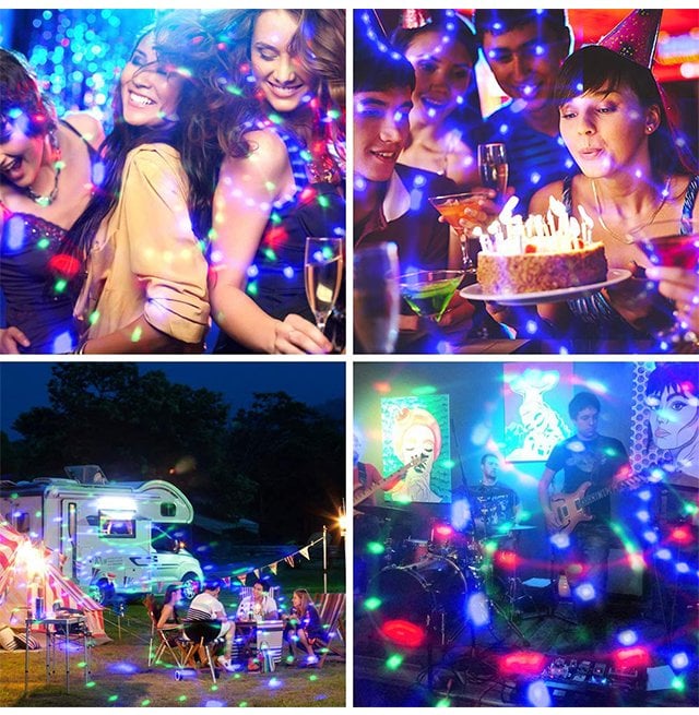 (🔥HOT SALE NOW- 49% OFF🔥) Colorful Rotating Magic Ball Light ⚡ BUY 4 GET EXTRA 20% OFF