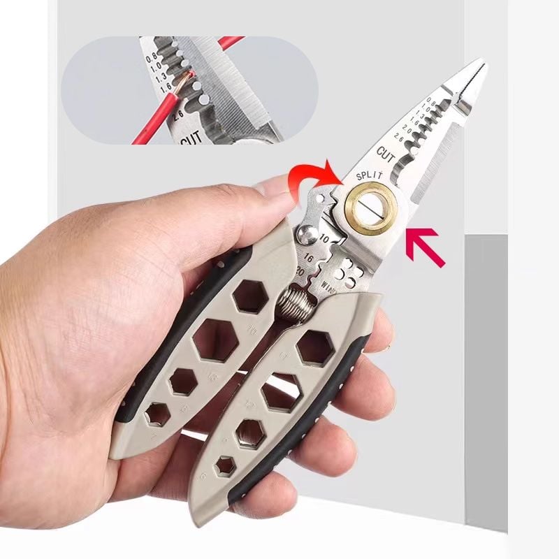 7-Inch Multipurpose Wire Stripper - Professional Tool Gift