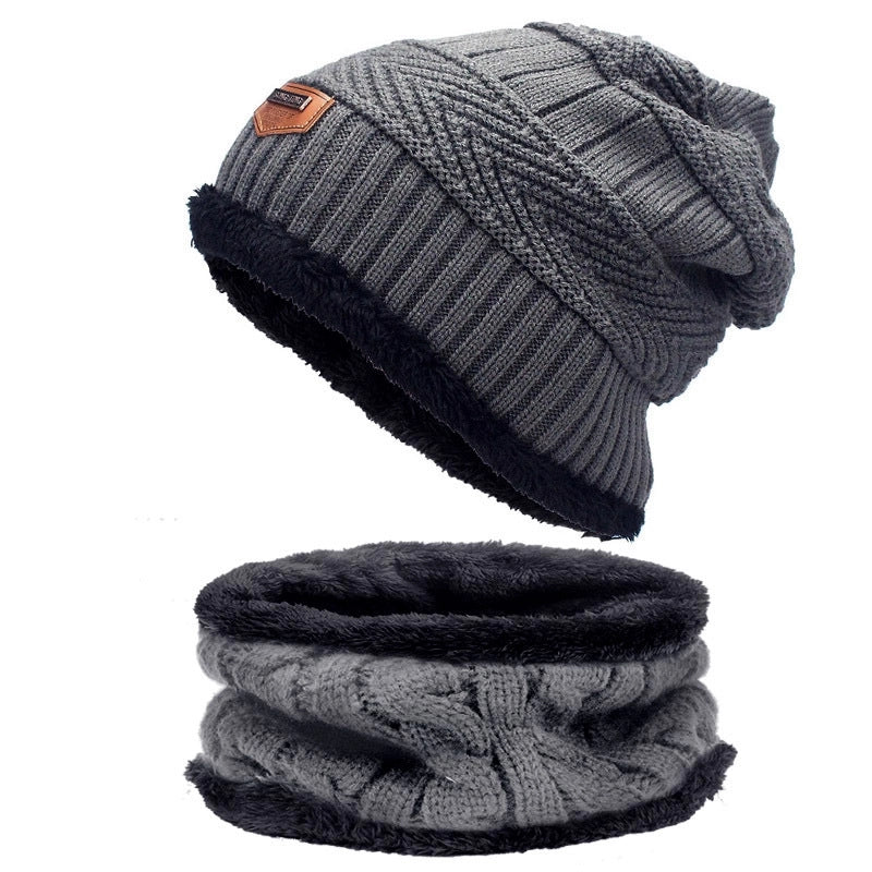 Unisex Basic Minimalist Twist Eaveless Wool Cap