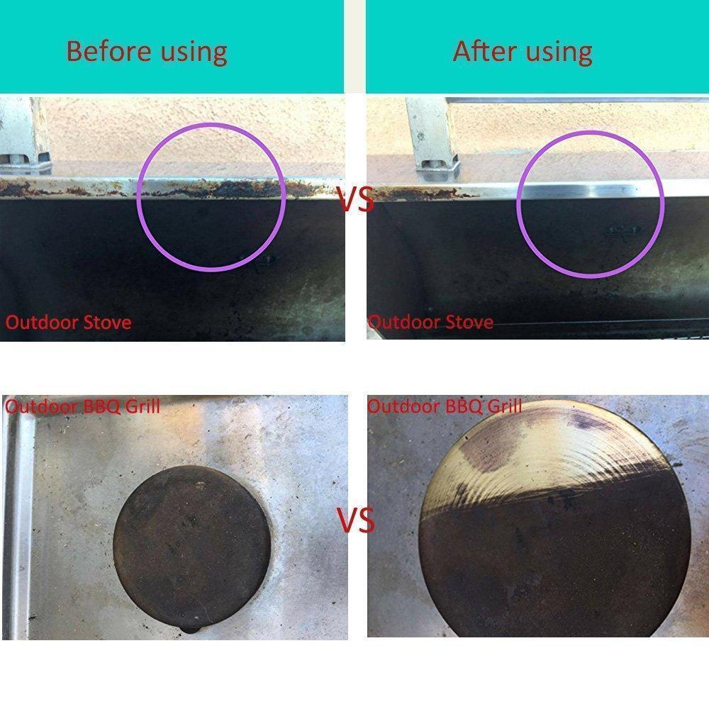 Hirundo Magic Emery Sponge Brush - Kitchen Rust Cleaning Tool. 5 pcs