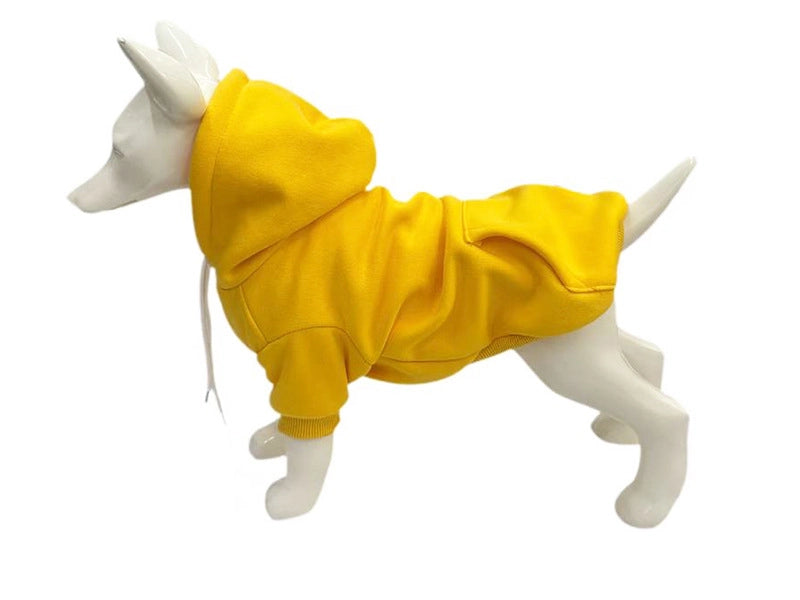 Casual Shorn-pile Solid Color Pet Clothing