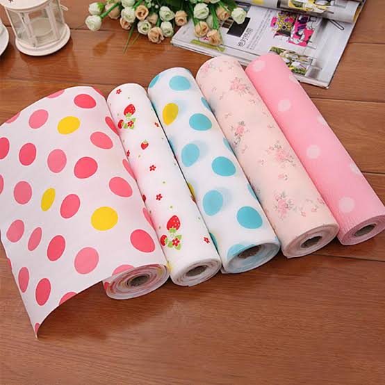 Kitchen Cabinet Sheet Roll Antibacterial Waterproof Cushion Pads