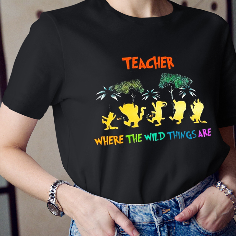 Where The Wild Things Are Teacher  T-Shirt